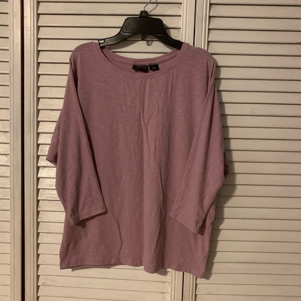 Rachel Zoe Dusty Lavender 3/4 Sleeve Top